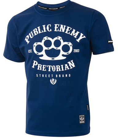 T-shirt PRETORIAN PUBLIC ENEMY granatowy