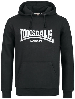 Bluza LONSDALE WOLTERTON czarna kaptur