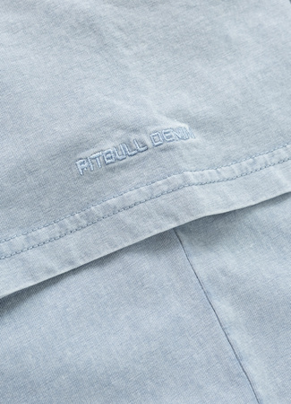 T-shirt PIT BULL Denim Washed PLANET SURF light blue