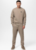 Bluza PIT BULL SMALL LOGO beżowa (pale sand) prosta