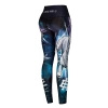 Legginsy sportowe damskie EXTREME HOBBY BULTERIER czarny