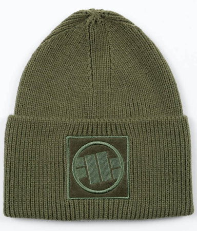 Czapka zimowa PIT BULL SINGLE LAYER CUF oliwkowa