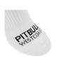 Długie skarpetki PIT BULL HIGH ANKLE TNT THIN białe - 3 pary