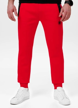 Spodnie sportowe PIT BULL DOGWOOD czerwone (fluo red)