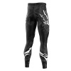 Legginsy męskie EXTREME HOBBY BLACK PANTHER czarno-białe