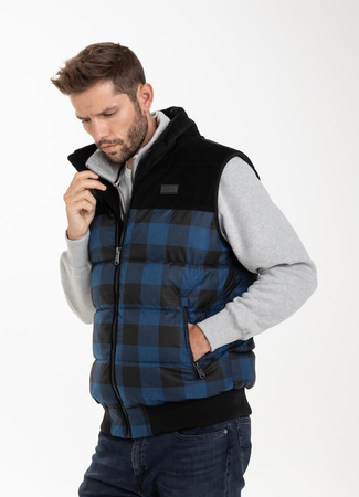 Bezrękawnik PIT BULL CONVOY niebiesko-czarny