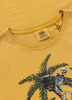 T-shirt PIT BULL Denim Washed OPEN BEACH żółty (washed yellow)