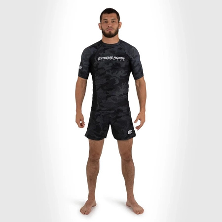 Short sleeve rashguard EXTREME HOBBY HAVOC czarny