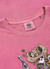 T-shirt damski PIT BULL Denim Washed DOUBLETROUBLE WMN różowy