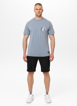 T-shirt PIT BULL Denim Washed PLANET SURF light blue