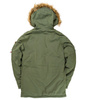 Kurtka parka ALPHA INDUSTRIES EXPLORER ciemnozielona (dark green) 193128 257