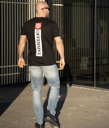 T-shirt DOBERMANS OFFENSIVE SPORT TS367 czarny