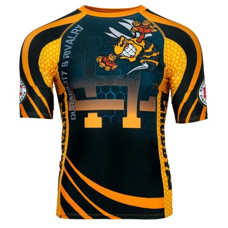 Short sleeve rashguard EXTREME HOBBY ANGRY WASP czarny