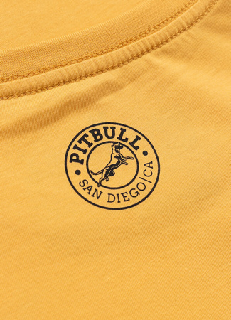 T-shirt PIT BULL SAN DIEGO CA pale yellow