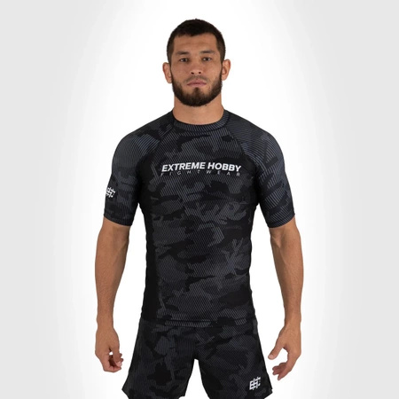 Short sleeve rashguard EXTREME HOBBY HAVOC czarny