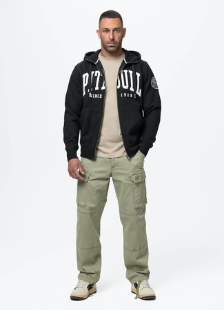 Bluza PIT BULL NORTON czarna rozpinana
