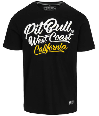 T-shirt PIT BULL SURF DOG czarny