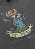 T-shirt damski PIT BULL Middle Washed DOUBLETROUBLE WMN grafitowy 
