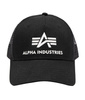 Czapka ALPHA INDUSTRIES TRUCKER BASIC czarna 186902 03