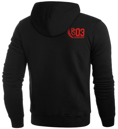 Bluza PRETORIAN SIDE czarna kaptur