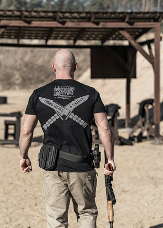 T-shirt DOBERMANS TACTICAL TS376 czarny