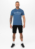 T-shirt PIT BULL USA CAL 210 GSM BRUSHED shade blue