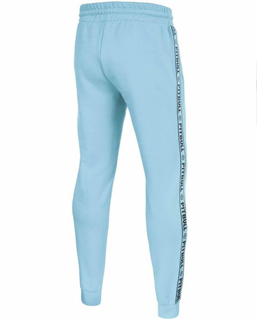 Spodnie sportowe PIT BULL TRICOT MERIDAN błękitne