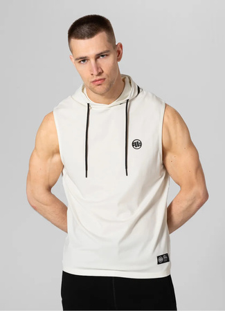 Tank top z kapturem PIT BULL SPANDEX MERCADO HILLTOP biały