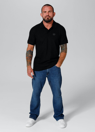 POLO PIT BULL PIQUE ROCKEY czarny