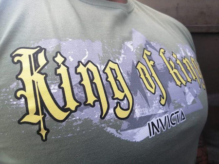 T-shirt INVICTA KING oliwkowy