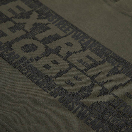 Bluza EXTREME HOBBY TYPOGRAPHY khaki kaptur