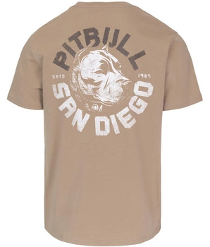 T-shirt PIT BULL DOG SD sand savana