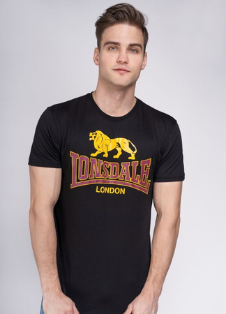 T-shirt Lonsdale TAVERHAM czarny