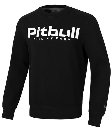 Bluza PIT BULL BLUE SKULL czarna prosta