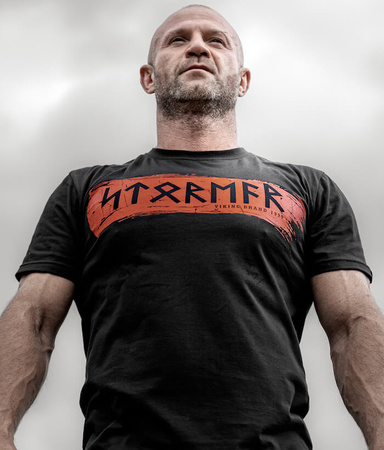 T-shirt DOBERMANS STORMER TS387 czarny