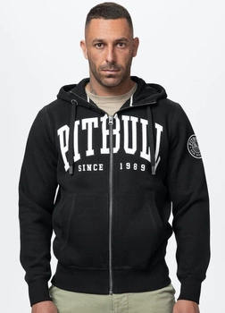Bluza PIT BULL NORTON czarna rozpinana