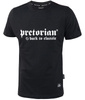 T-shirt PRETORIAN BACK TO CLASSIC czarno-biały