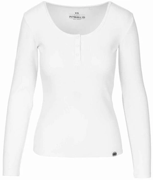 Damski Longsleeve PIT BULL RIB WMN biały