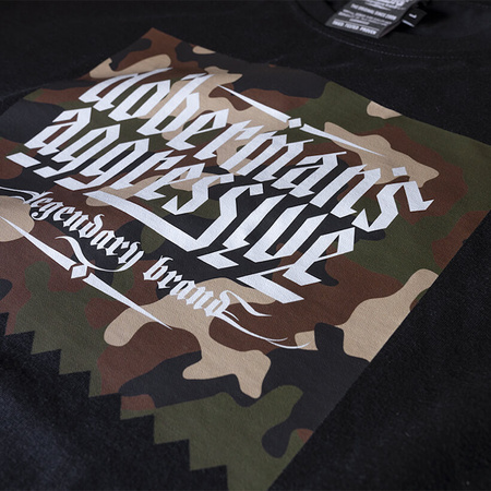 T-shirt DOBERMANS CAMO TS395 czarny
