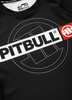 Rashguard PIT BULL HILLTOP SPORTS czarny krótki rękaw