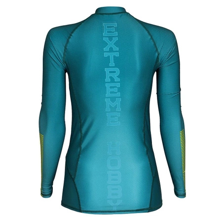 Longsleeve Rashguard Damski EXTREME HOBBY ACTIVE turkusowy