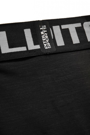 Leginsy PIT BULL SMALL LOGO czarne