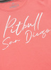 T-shirt damski PIT BULL SD WMN koralowy 