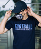 T-shirt PGWEAR FOOTBALL BELONGS TO THE PEOPLE granatowy