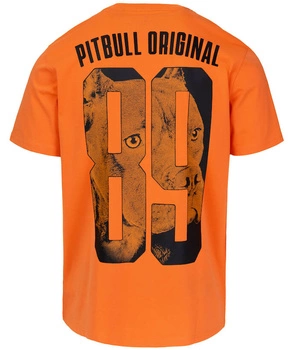 T-shirt PIT BULL EIGHTY NINE DOG pomarańczowy (orange)