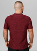 T-shirt PIT BULL SMALL LOGO CASUAL SPORT bordowy (burgundy melange)