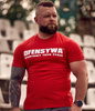 T-shirt OFENSYWA SPORTOWY TRYB ŻYCIA czerwony