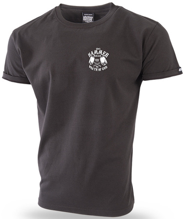 T-shirt DOBERMANS THOR HAMMER TS298 brązowy