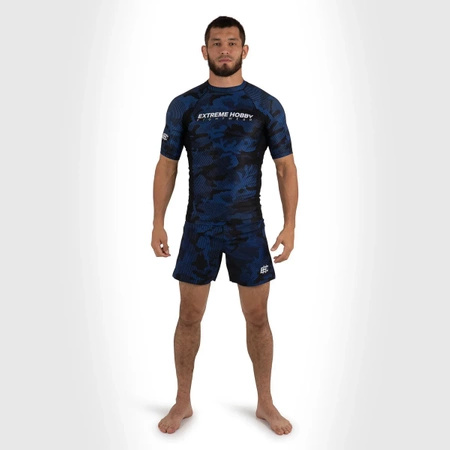 Short sleeve rashguard EXTREME HOBBY HAVOC niebieski