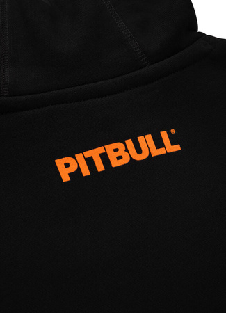 Bluza PIT BULL ORANGE DOG 24 czarna kaptur